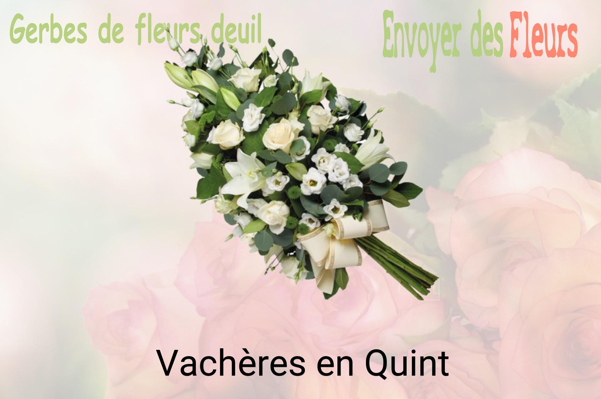 Gerbe de fleurs de deuil livrée à Vachères-en-Quint